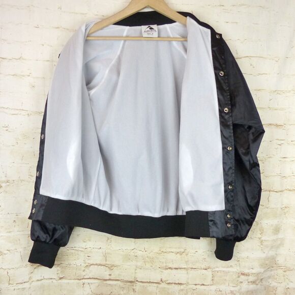 Justin Bieber Purpose World Tour Bomber Jacket Adult M Black Satin Long Beach - Picture 11 of 12